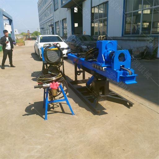 專銷小型鑽岩打孔機 小型電動錨杆鑽機 邊坡液壓錨固鑽機 2