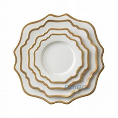 Wholesale strengthen porcelain tableware dinner dishes set