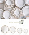 Wholesale strengthen porcelain tableware dinner dishes set 2