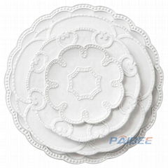 Wholesale porcelain luxury wedding dinnerware sets charger dinner bread plate