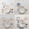 Wholesale porcelain luxury wedding dinnerware sets charger dinner bread plate