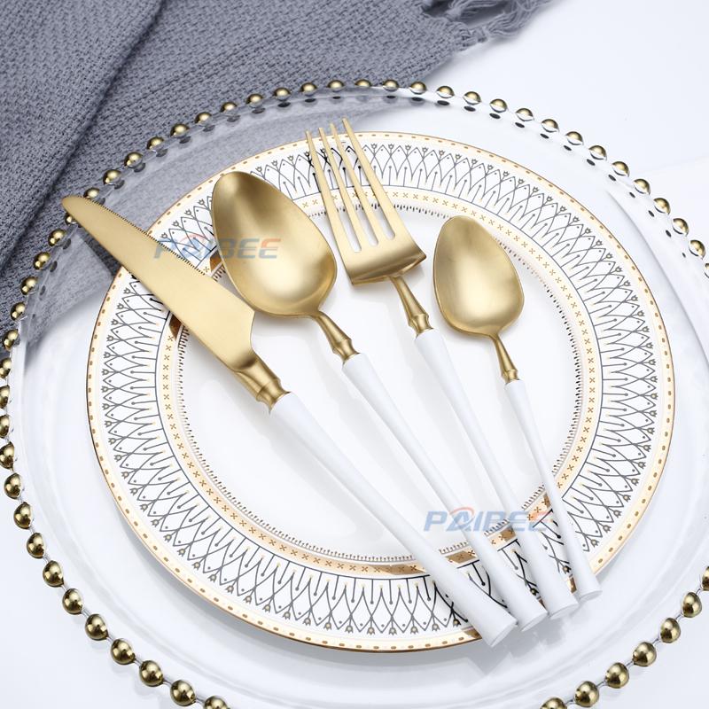 Handle Stainless Steel Cutlery Set Tableware Cutlery Kitchen Dinner Knife 2