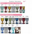 Unbreakable glassware custom colored wine drinking cup engraved luxury glassware 5