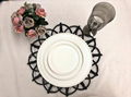 round non-slip braided table mat dinnerware mat placemats ratten mat 4