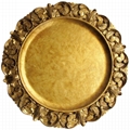 Custom gold plating appetizer service