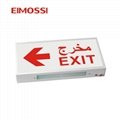 LED EXIT wall-mounted rechargeable battery led emergency box light for office 2
