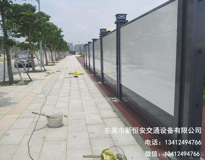 东莞A类围挡烤漆镀锌钢板拼接简易围墙新型隔离板块施工防护挡板 4