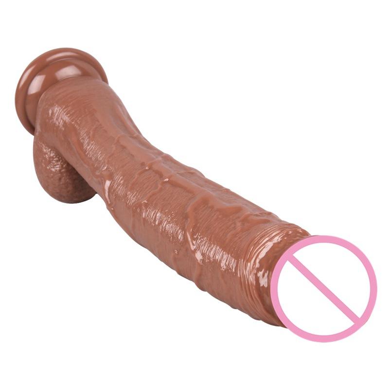 12.4 Inch Realistic Silicone Huge Penis Soft Big Dick Lifelike Real Feeling Dild 4