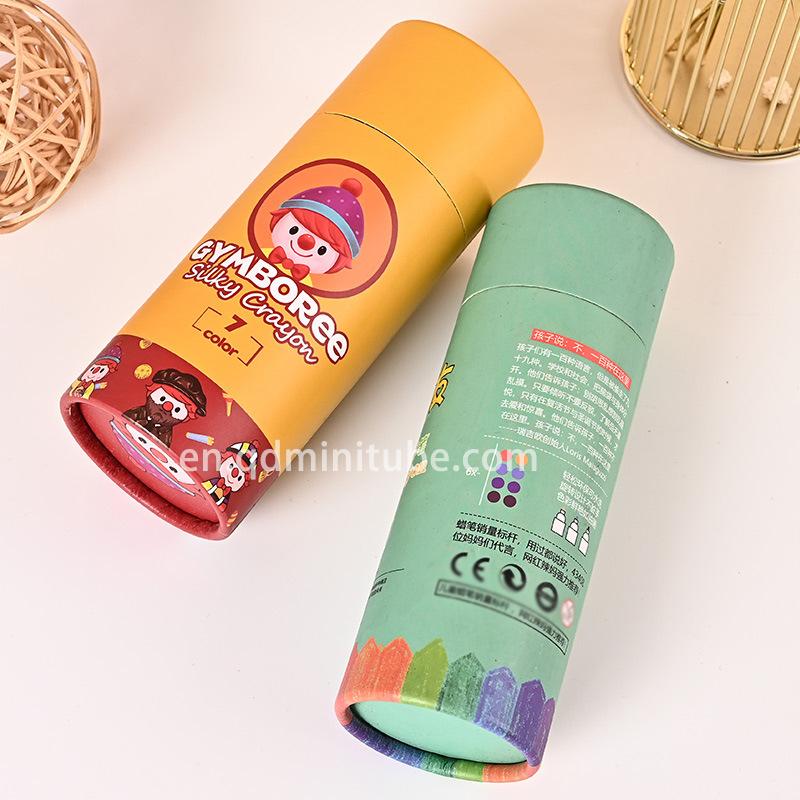 Customized biodegradable kraft paper cylindrical shape cardboard tube box packag 2