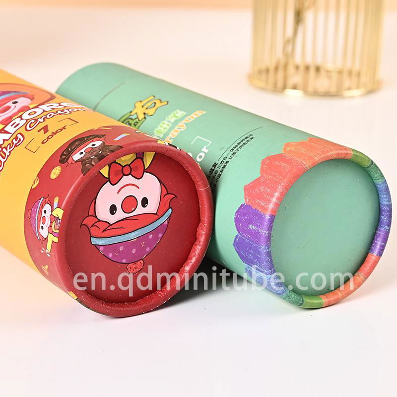 Customized biodegradable kraft paper cylindrical shape cardboard tube box packag 3