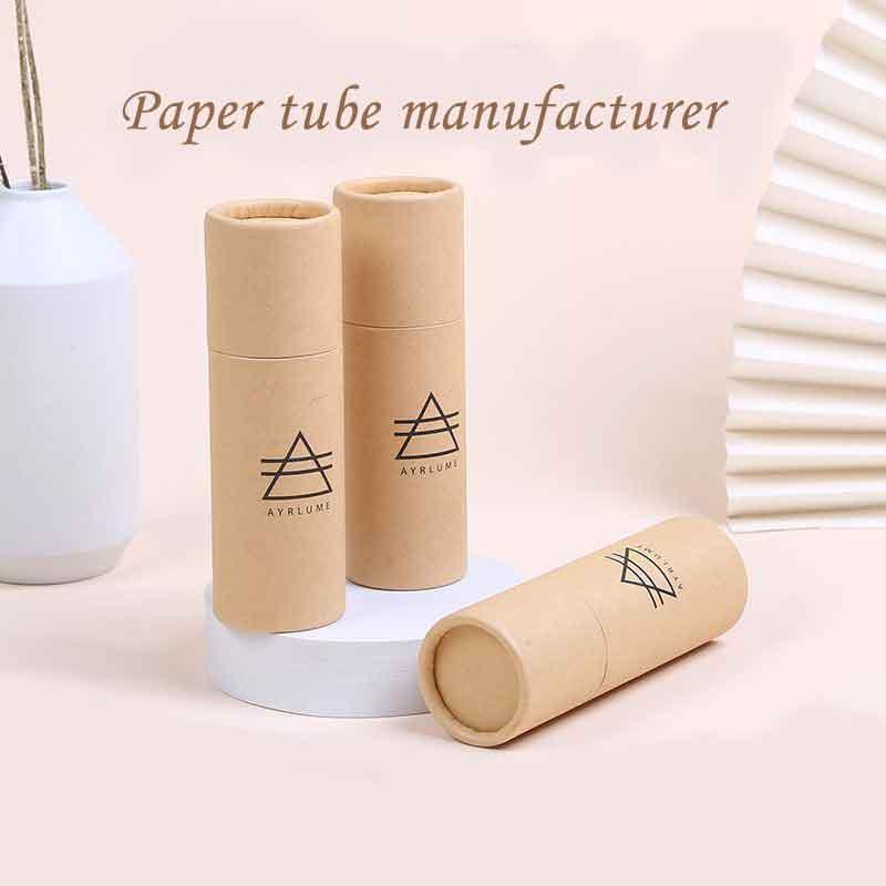 Customized biodegradable kraft paper cylindrical shape cardboard tube box packag 4