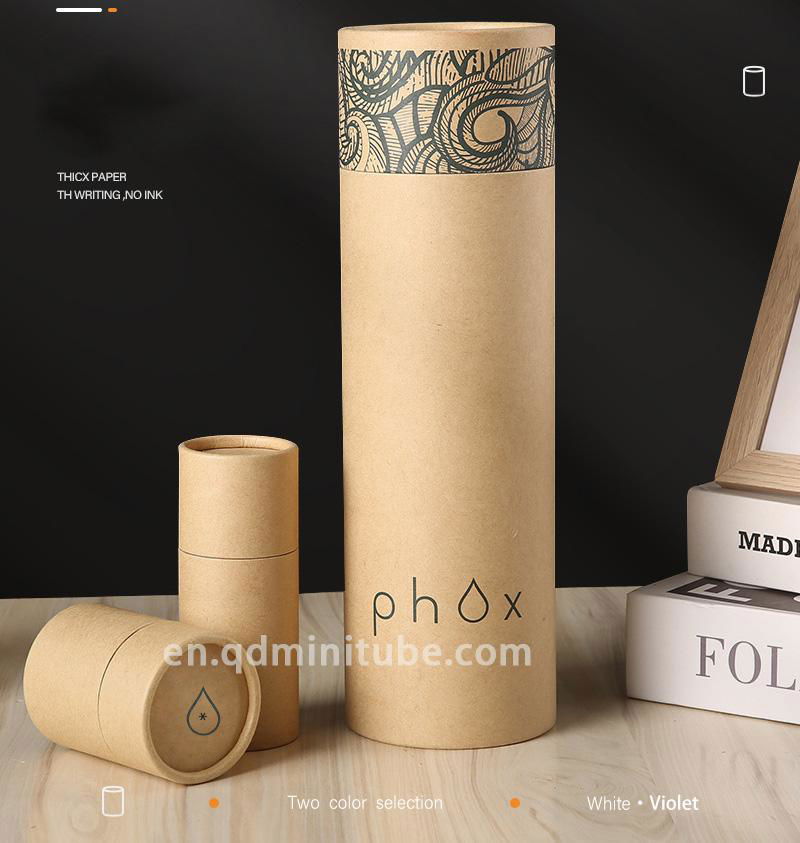 Factory custom design eco friendly kraft paper cardboard tube packaging
