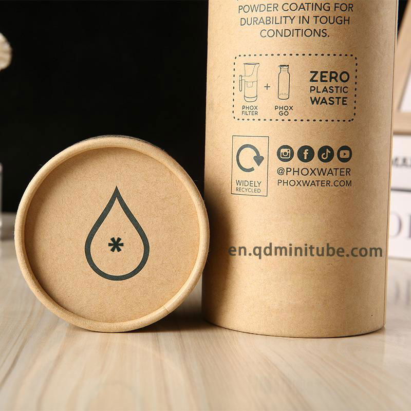 Factory custom design eco friendly kraft paper cardboard tube packaging 2