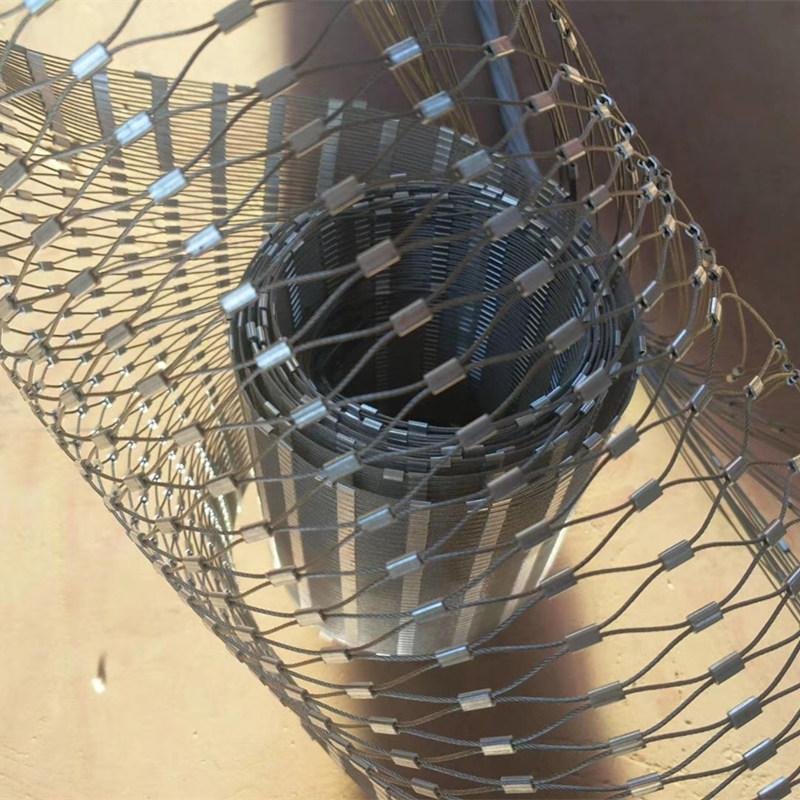 Stainless Steel Wire Rope Net / X Tend Cable Mesh 1.2MM To 3.2 MM 4