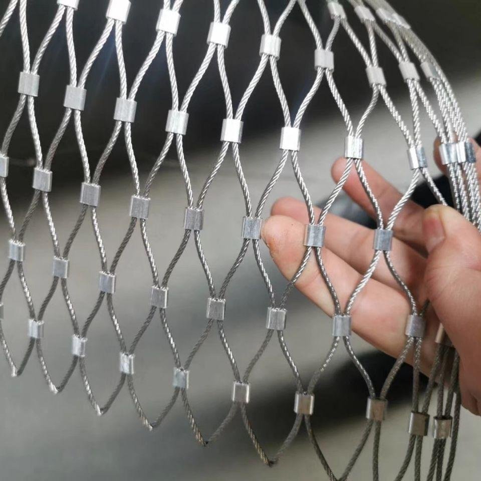 Stainless Steel Rope Mesh Zoo fence Mesh/High Strength Decorative Hand-Woven Sta 11