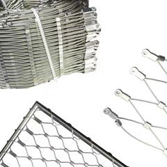 316 Inox Cable Webnet Stainless Steel Rope Wire Mesh 1 buyer