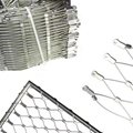 Hot Sale Stainless Steel Aviary Mesh Zoo Rope Mesh Animal Enclosure Wire Rope Me 2