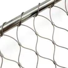 Flexible Stainless steel wire rope mesh net/ferrule cable Zoo Mesh/Bird netting 7