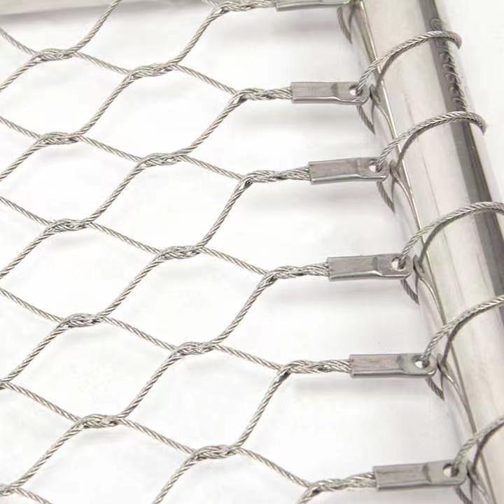 protective stainless steel wire rope mesh for zoo animal cages 3