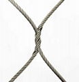 Decorative rope mesh stainless steel 304 316 chain link mesh 16