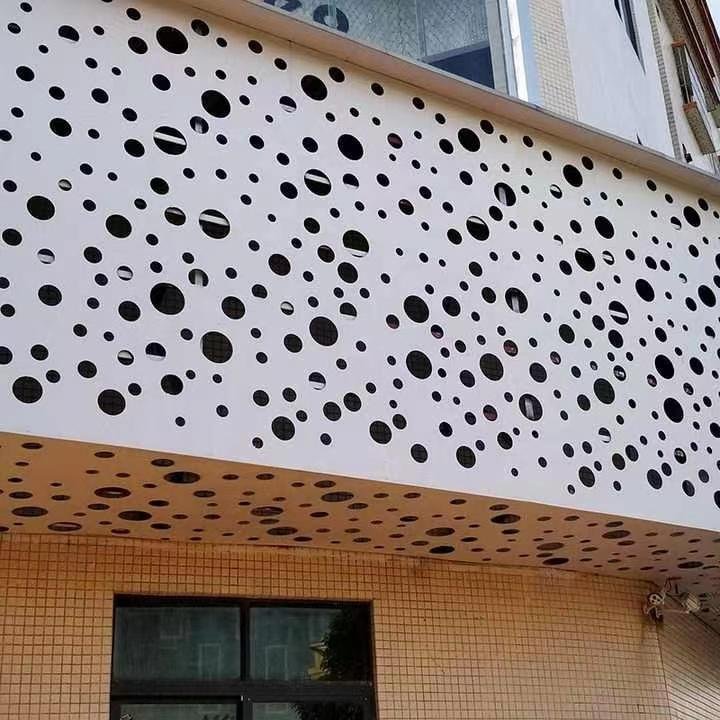 Round End Slot Hole Perforated Metal Screen Sheet for Decorative Furniture Mesh 5