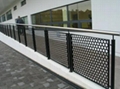 Round End Slot Hole Perforated Metal Screen Sheet for Decorative Furniture Mesh 19