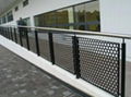 Round End Slot Hole Perforated Metal Screen Sheet for Decorative Furniture Mesh