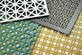 Round End Slot Hole Perforated Metal Screen Sheet for Decorative Furniture Mesh