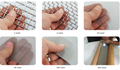Factory sale various widely used stainless steel wire rope mesh netting filter m 10