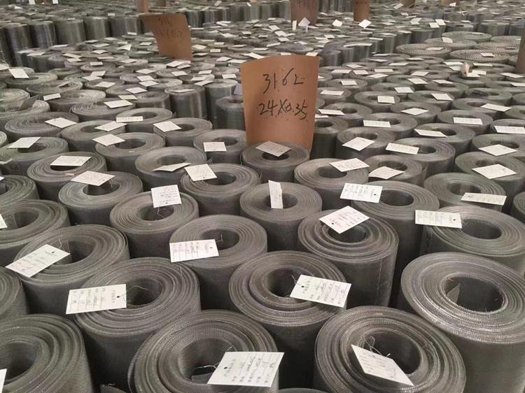 Plain Weave Ultra Fine 25 50 100 200 300 400 500 600 Micron Stainless Steel Wire 7