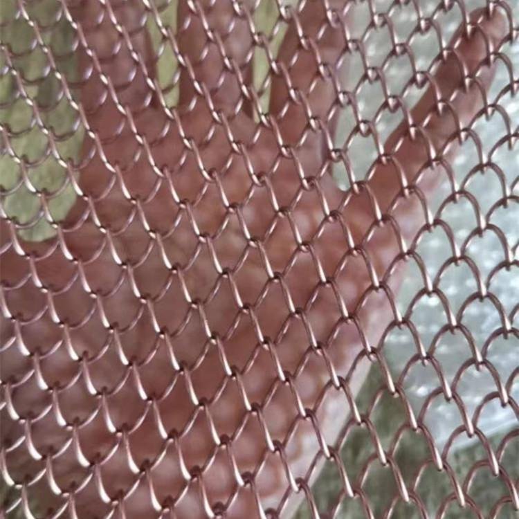 architectural woven wire mesh decoration wire mesh and metal partition 3