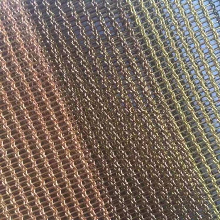 architectural woven wire mesh decoration wire mesh and metal partition 4