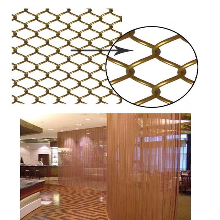Hotel Decorative Metal Mesh Drapery/Chain Mail Ring Mesh Curtain 7