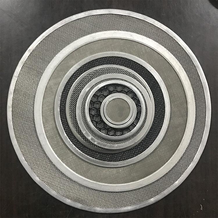 stainless steel filter disc with rim 2