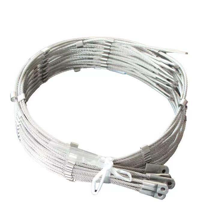 OEM ODM Flexible 316 Stainless Steel Safety Zoo Wire Rope Mesh Fence 4