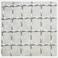 High temperature crimped woven 3mm stainless steel wire mesh