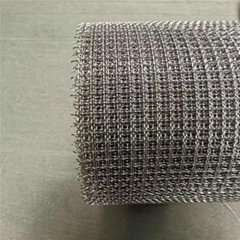 stainless steel crimped square woven wire mesh 1 X 1