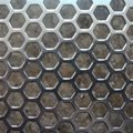 slotted/ square/ round holes galvanized hexagonal aluminum perforated metal mesh 6