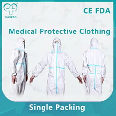 Easeng Disposable Sterilized Coverall Medical Protective Clothing Suit 