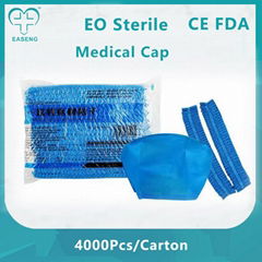 8.Easeng Medical Cap Disposable Steriled Isolation Hat Surgical Use Grade