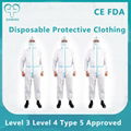 Easeng Disposable Non-Sterilized Coverall Medical Protective Clothing  1