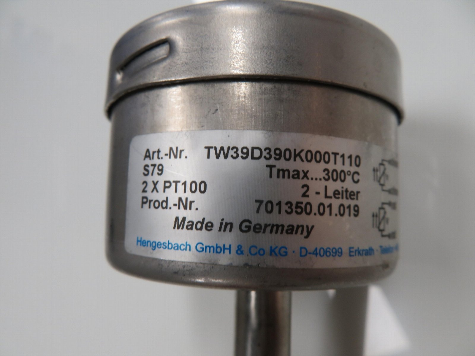德国品牌 Hengesbach 温控器 Art nr. TW39D390K000T110 2