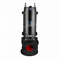 ZHAOYUAN WQ cast Iron 4KW Raw waste water commercial sewage ejector sump pump