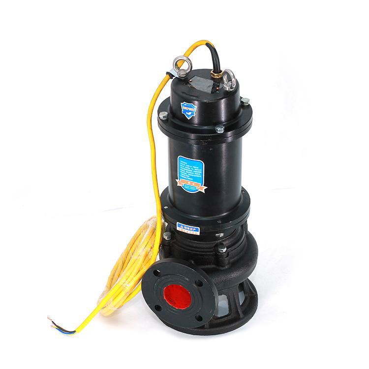 ZHAOYUAN WQ cast Iron 4KW Raw waste water commercial sewage ejector sump pump 3