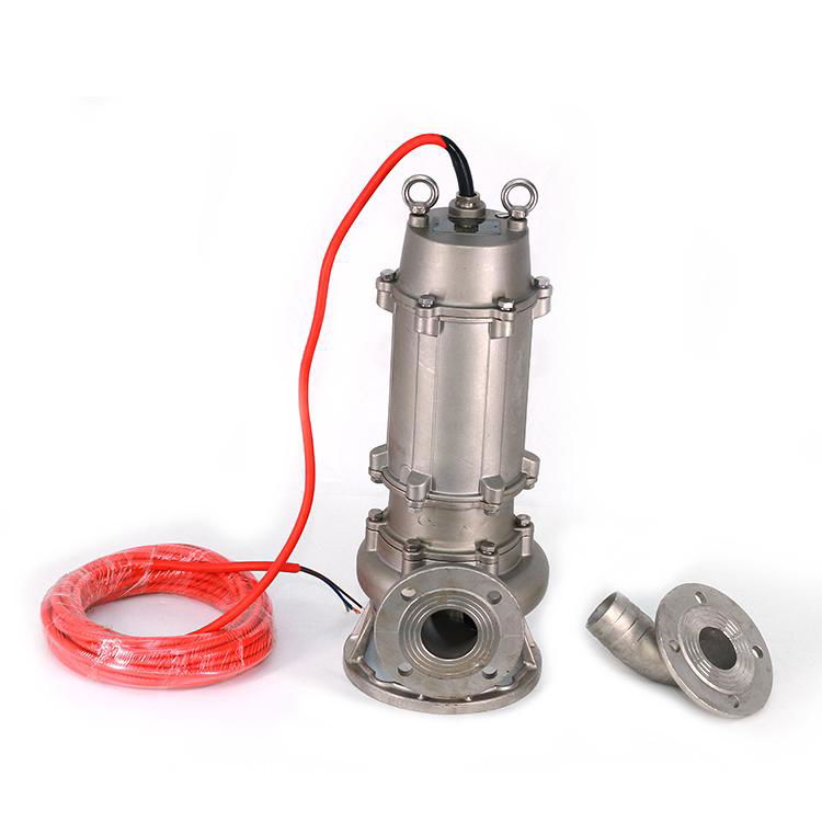 ZHAOYUAN Stainless Steel Submersible Sewage Dirty Water Sump Underground Pump 2