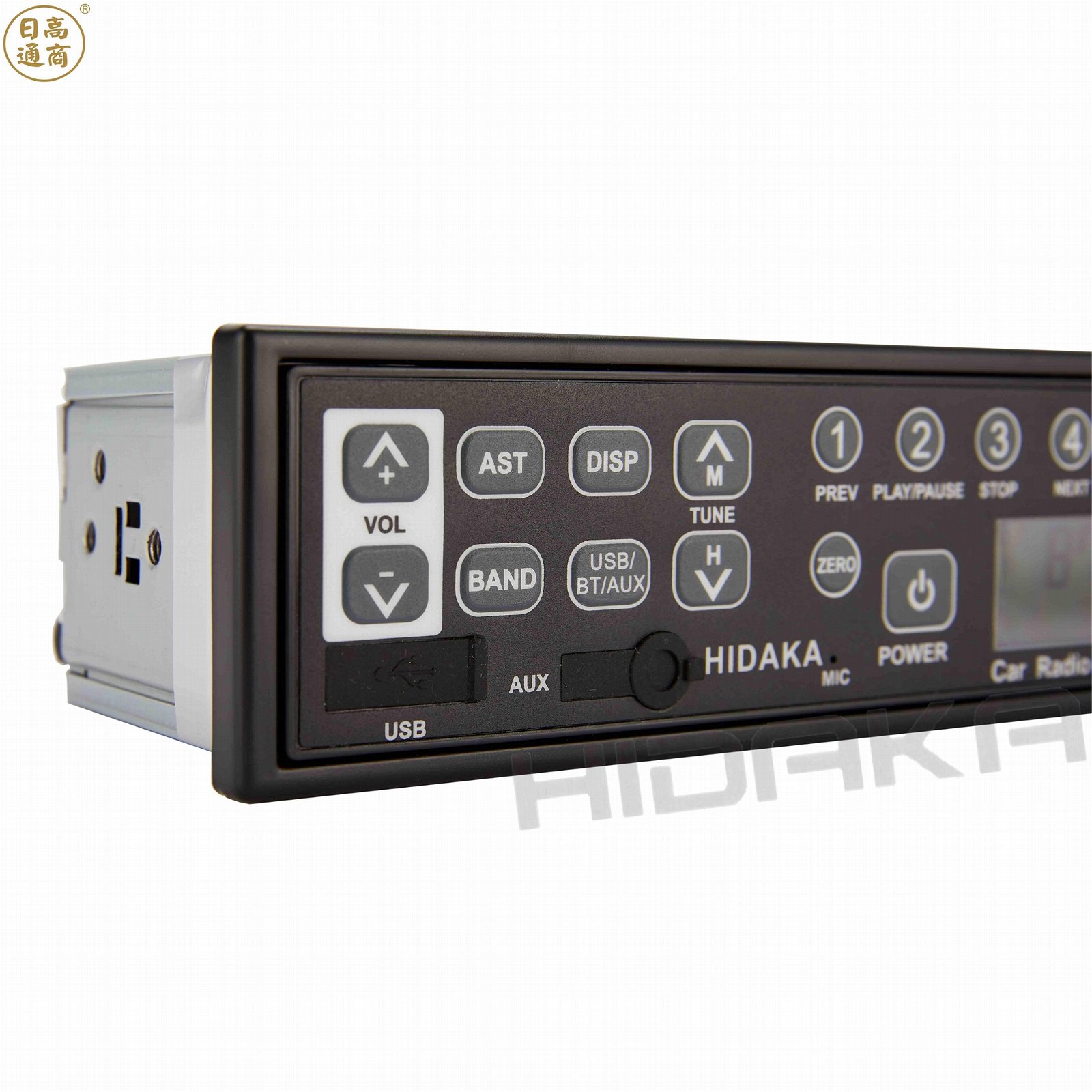 HIDAKA HI-M200 1 DIN Excavator Radio USB/AUX/BT Handsfree for Hitachi CAT 2