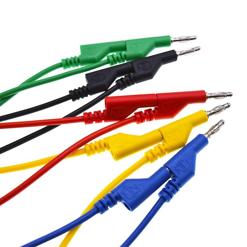 4MM Stackable Banana Plug Cable To Banana Plug Cable Test Lead 5