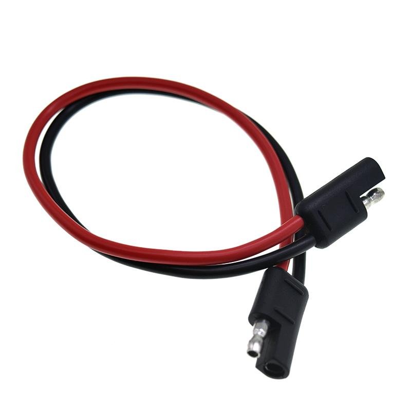 2Pin SAE to SAE Extension Wire Quick Disconnect Connector Cable for Automotive 2