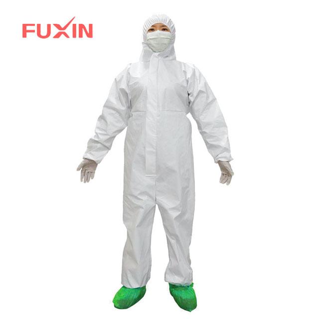 Disposable Waterproof microporous Nonwoven coverall suit FX5022
