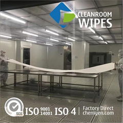 Customized Large Class 10 Polyester Wipers Cleanroom Wipes